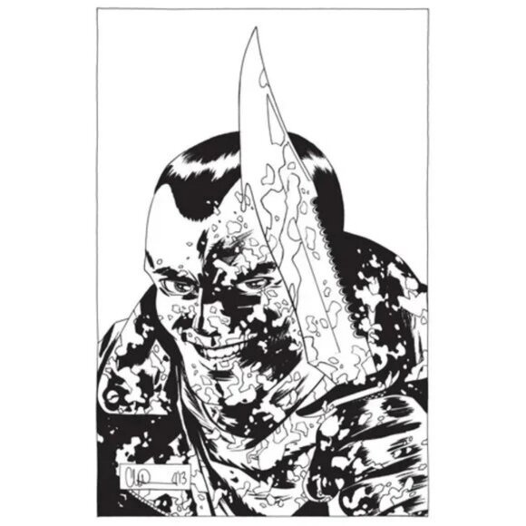 Walking Dead 2 Adult Coloring Books Rick Grimes Michonne Walkers Art AMC NEW - Picture 8 of 12